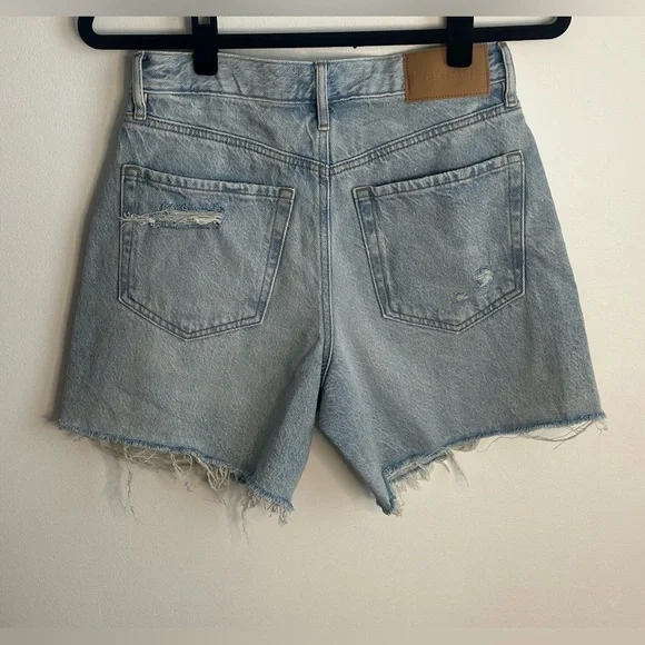 PacSun High Rise Relaxed Denim Shorts Size 26 - Picture 2 of 2